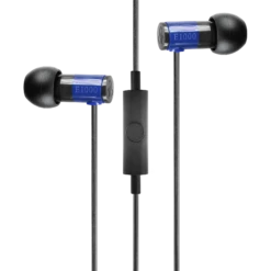 Final E1000C - In Ear Isolating Earphones With Smartphone Controls & Mic - Blue - Refurbished