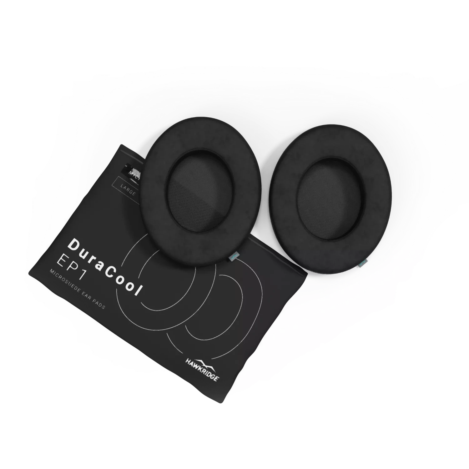 Hawkridge DuraCool - Gaming Headset Earpads With Cooling Gel - SoftTouch, Black 5 Hawkridge DuraCool - Gaming Headset Earpads With Cooling Gel - SoftTouch, Black - Image 3