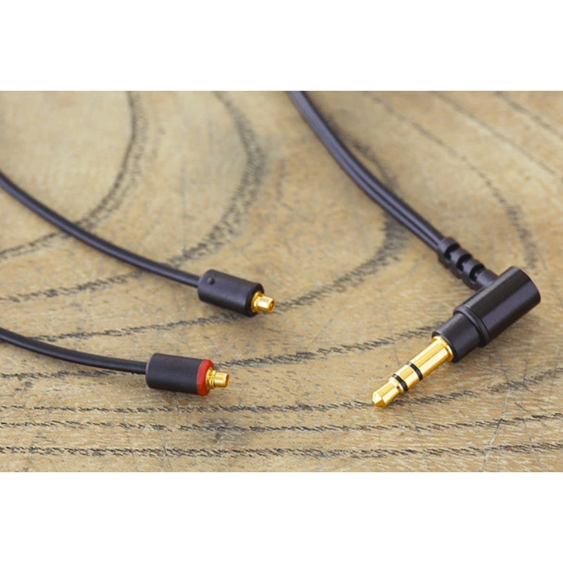 Final C112 Black MMCX Cable With 3.5mm Angled Plug - 1.2m 3 Final C112 Black MMCX Cable With 3.5mm Angled Plug - 1.2m