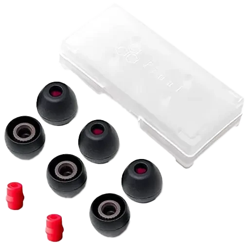 Final Black Silicone Type E Eartip Kit With Case And Nozzle Adapter 4 Final Black Silicone Type E Eartip Kit With Case And Nozzle Adapter - Image 2