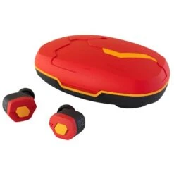 Final EVA2020 X Final Unit-02 - Evangelion Collaboration Series True Wireless Earphones - Red And Yellow - Refurbished