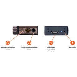 IFi Audio GO Blu - Portable Wireless Balanced Headphone Amplifier & USB DAC 12 IFi Audio GO Blu - Portable Wireless Balanced Headphone Amplifier & USB DAC -SENNHEISER Store ifi audio go blue connections2 main 1000x1000 1