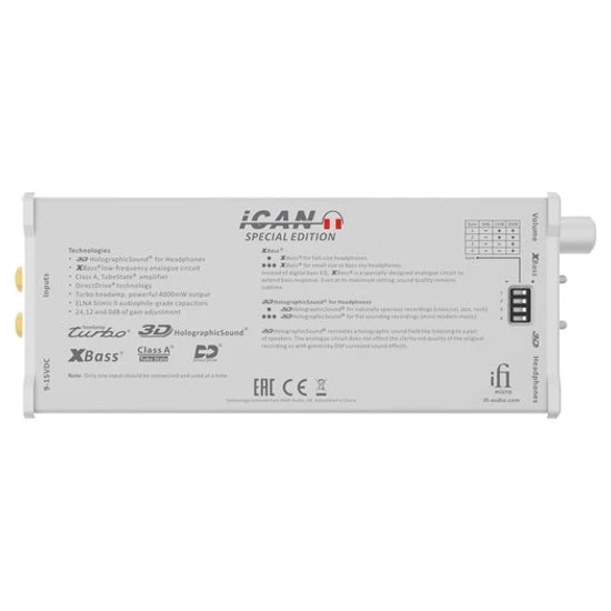 IFi Audio Micro ICAN SE - Headphone Amplifier - Special Edition 7 IFi Audio Micro ICAN SE - Headphone Amplifier - Special Edition - Image 5