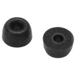 Lypertek FlexiFit Black Replacement Foam Eartips Set (S-M-L) - 3 Pairs