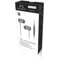SoundMAGIC E11C In Ear Isolating Earphones With Mic - Silver - Refurbished 11 SoundMAGIC E11C In Ear Isolating Earphones With Mic - Silver - Refurbished -SENNHEISER Store soundmagic e11c packaging textured main 800x800 2
