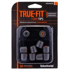Westone Audio True-Fit Premium Audiophile Foam Eartips 12 Westone Audio True-Fit Premium Audiophile Foam Eartips -SENNHEISER Store westone true fit eartips orange packaging main fix 800x800 copy